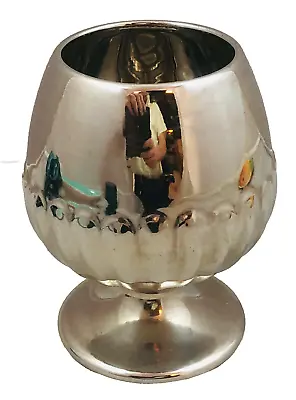 Buy Royal Winton Grimwades Silver Lustre Pottery Large Cup / Goblet / Vase 14cm • 12.38£