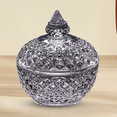 Buy Glass Storage Jar Decorative Candy Bowl For Dried Fruit Buffet • 15.10£