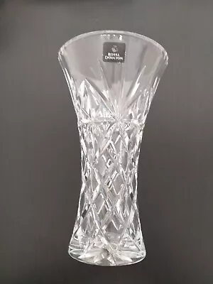 Buy ROYAL DOULTON  Newbury Lead Crystal Vase 20 Cm (H12) • 12.99£
