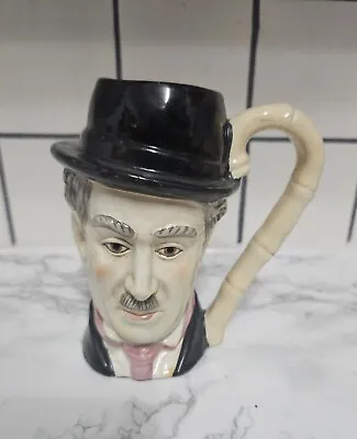 Buy Vintage Rare Charlie Chaplin Ceramic Toby Character Jug With Cane Handle Bargain • 26£