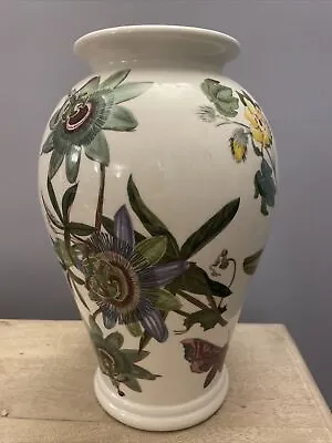 Buy Portmeirion RARE Blue Passion Flower Botanic Garden Vase. Discontinued Shape VGC • 45£