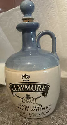 Buy Claymore Rare Old Scotch Whisky Jug Crock Jar Stoneware Bottle Decanter EMPTY • 62.96£