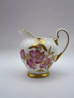 Buy Vintage TUSCAN Fine English Bone China Creamer Flowers With Gold Trim  • 11.53£
