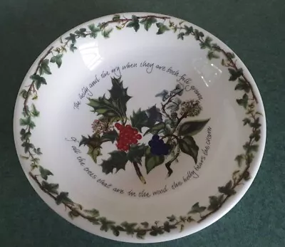 Buy Portmeirion The Holly And The Ivy Pasta  Bowl  Vgc  Still With Sticker On  • 24.99£