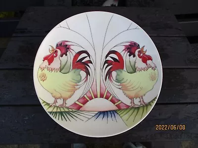 Buy Moorcroft Pottery Large Good Morning .cockerel Design Charger - Dish • 85£