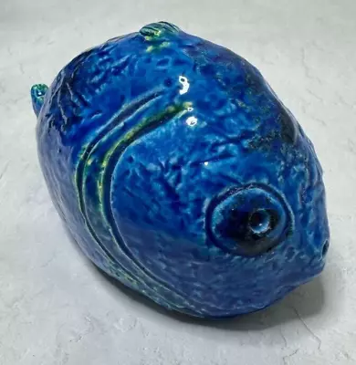 Buy Flavia Bitossi Rimini Blue Fish Work Made In A Pottery Workshop In Montelupo ##1 • 107.58£