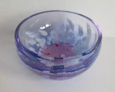 Buy Caithness Scottish Art Glass Alexandrite Millefiori Flower Bowl Vase Labelled • 19.99£