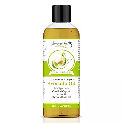 Buy Avocado Oil Organic Cold Pressed | Face Hair Body Skin Care  100% Pure Unrefined • 17.45£