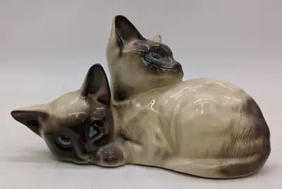Buy Vintage Royal Doulton Siamese Cats Ornament • 12.99£