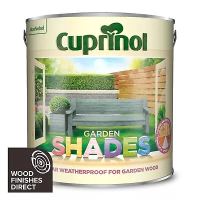 Buy Cuprinol Garden Shades Paint - Furniture Sheds Fences - 125ml, 1L, 2.5L & 5L • 17.21£