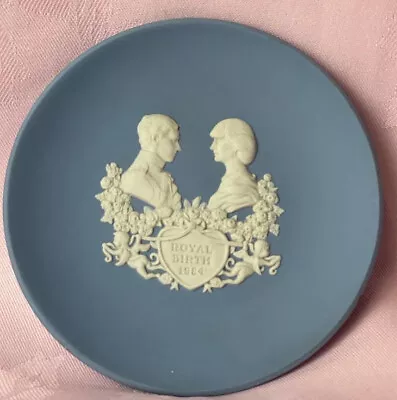 Buy Wedgewood Jasperware Blue And White Pin Dish Royal Birth 1984 ✅ 1160 • 12.99£