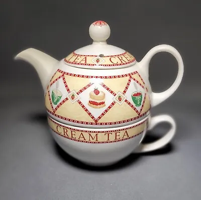Buy Arthur Wood Tea For One Teapot And Cup - Cream Tea - Please Read • 12.90£