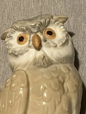 Buy NAO Daisa Owl Lladro Hand Made Porcelain Figurine. 18cms High, 1979, VGC • 11£