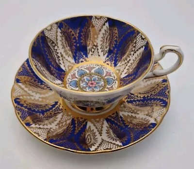 Buy Unusual Gilded Paragon Bone China Cup & Saucer - Perfect • 9.99£