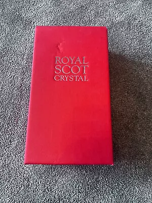 Buy Royal Scot Crystal Champagne Flutes Pair In Original Box • 15£