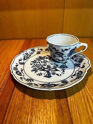 Buy Blue Danube China Tea Cup & Luncheon Snack Plate Pat. No. 99183 • 11.53£