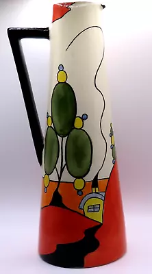 Buy Lorna Bailey Signed To Base - Old Ellgreave Pottery Marsh House Tall Conical Jug • 105£