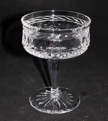 Buy Galway Crystal KILLARNEY Tall Champagne Or Sherbet Glass Or Goblet 4 7/8  Tall • 43.68£