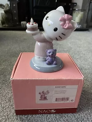 Buy Hello Kitty Sanrio Nao Lladro Happy Birthday Ceramic Ornament Figure BNIB • 90£