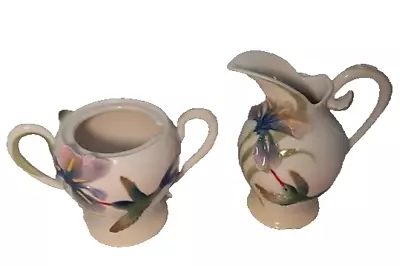 Buy Franz Long Tail Hummingbird Porcelain Creamer (FZ00133) & Sugar NO Lid (FZ00134) • 57.15£