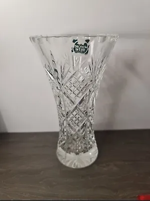 Buy Vintage Thomas Webb 7 Inch Crystal Cut Glass Vase, VCG • 34.99£