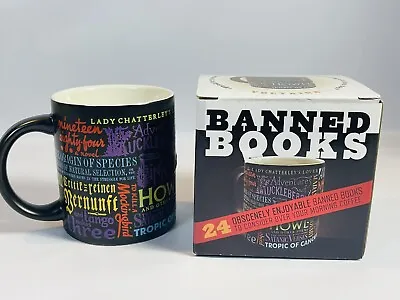 Buy NEW IN BOX Banned Books Coffee Mug Naked Lunch Catcher Rye Lolita Voltaire • 8.54£