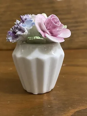 Buy Royal Adderley England Floral Bone China Mini  Porcelain Flower Bouquet • 24.05£