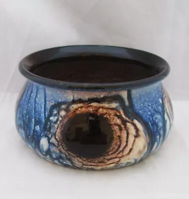 Buy Vintage Upsala Ekeby, Sweden Art Pottery Bowl/planter, Running Mottled Glazes • 5.99£