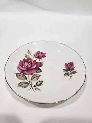Buy Queen Anne Red Rose Saucer, Made In England, Ridgway Pottery Bone China  • 4.74£