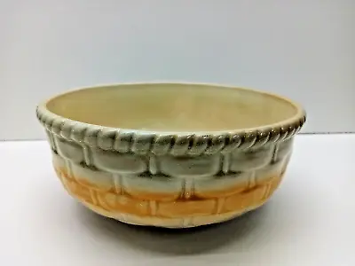 Buy Vintage Handmade Handpainted Bowl Basket Weave Pattern Shorter & Son Dish No 484 • 9.99£