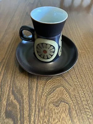 Buy Denby Arabesque Single Coffee Cup And Saucer USED ☕️ • 6.99£