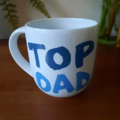 Buy Jamie Oliver Top Dad Mug Cheeky Mug By Royal Worcester Blue And White Exc.Cond • 14£