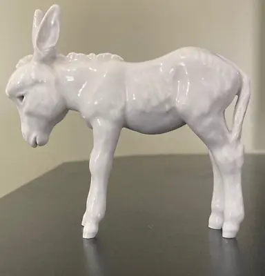Buy Meissen White Porcelain Donkey Figurine • 240.28£