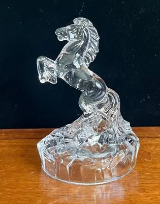 Buy RCR Royal Crystal Rock Lead Crystal Rearing Horse Figurine Paperweight Ornament • 15£
