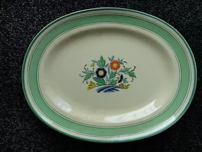Buy Minton Serving Platter / Meat Platter - Art Deco - C5011 - Hand Painted 28cm • 9.99£