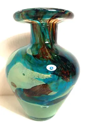 Buy Mdina Glass Tiger Pattern Vase • 20£
