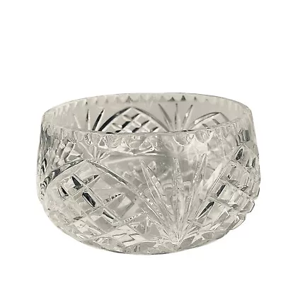 Buy Vintage Bohemian Crystal Bowl Table Centrepiece Fruit Decorative Cut Glass Clear • 16.99£
