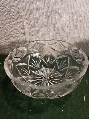 Buy Stunning Cut Glass Fruit Bowl • 12£