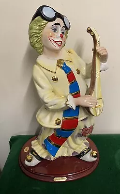 Buy Capodimonte Italian Porcelain Clown Figurine Cevik Guido Cortese Sculpture • 200£