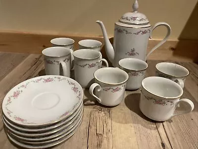 Buy Rose Garland Fine Porcelain Fiesta International Bone China Set Afternoon Tea • 10£