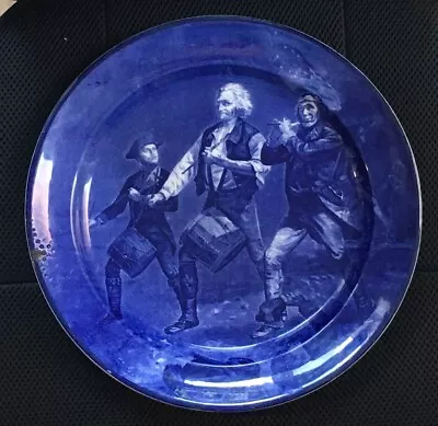 Buy Cauldon Flow Blue Charger Plate ‘The Spirit Of ‘76’ • 25£