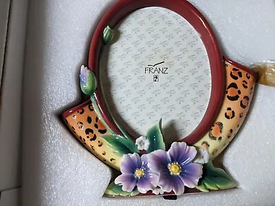 Buy Franz Porcelain Safari Cheetah Mirror Design Fz02207e • 85£