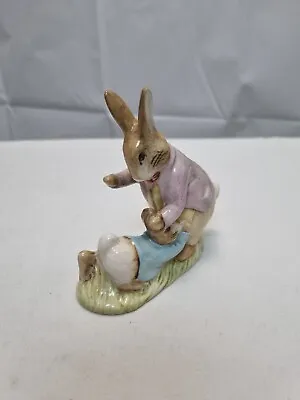 Buy Vintage Royal Albert Mr Benjamin Bunny And Peter Rabbit Figure 1989 Porcelain • 1.99£