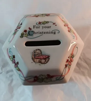 Buy Wedgewood Peter Rabbit Christening Money Box Bank Great Gift Idea  • 6.99£