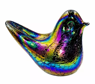 Buy Neo Art Glass British Handmade Glassware Bird Sculpture Paperweight Ornament • 27.99£