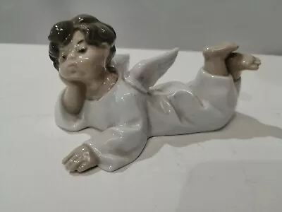 Buy Vintage Lladro Angel/Cherub Lying Down Figurine - Collectable Unboxed • 21£