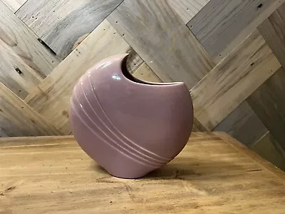Buy United Pottery Art Deco Style Mauve Pink Vase • 28.93£