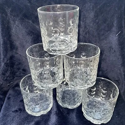 Buy Vintage Whiskey Glass Shot Glass Mid Century Vintage Tumblers 1970s  Set Of 6 • 18.95£