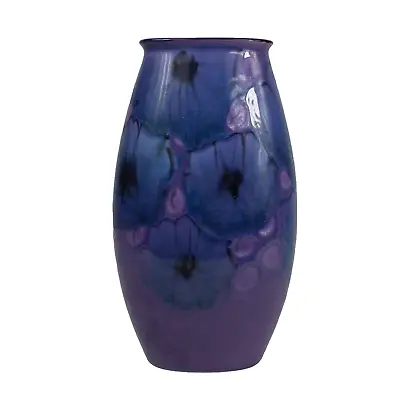 Buy Poole Studio Pottery 'Jasmine' Design Purple Floral Ceramic Vase,  25cm Tall • 66.50£
