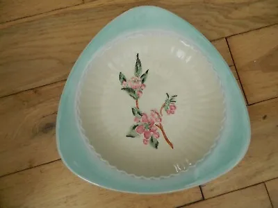 Buy Vintage 'Shorter And Sons' Staffordshire Floral Triangular Dish Bowl • 7.99£